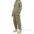 Autumn Fleece Solid Color Sports Men's Hoodie Suit